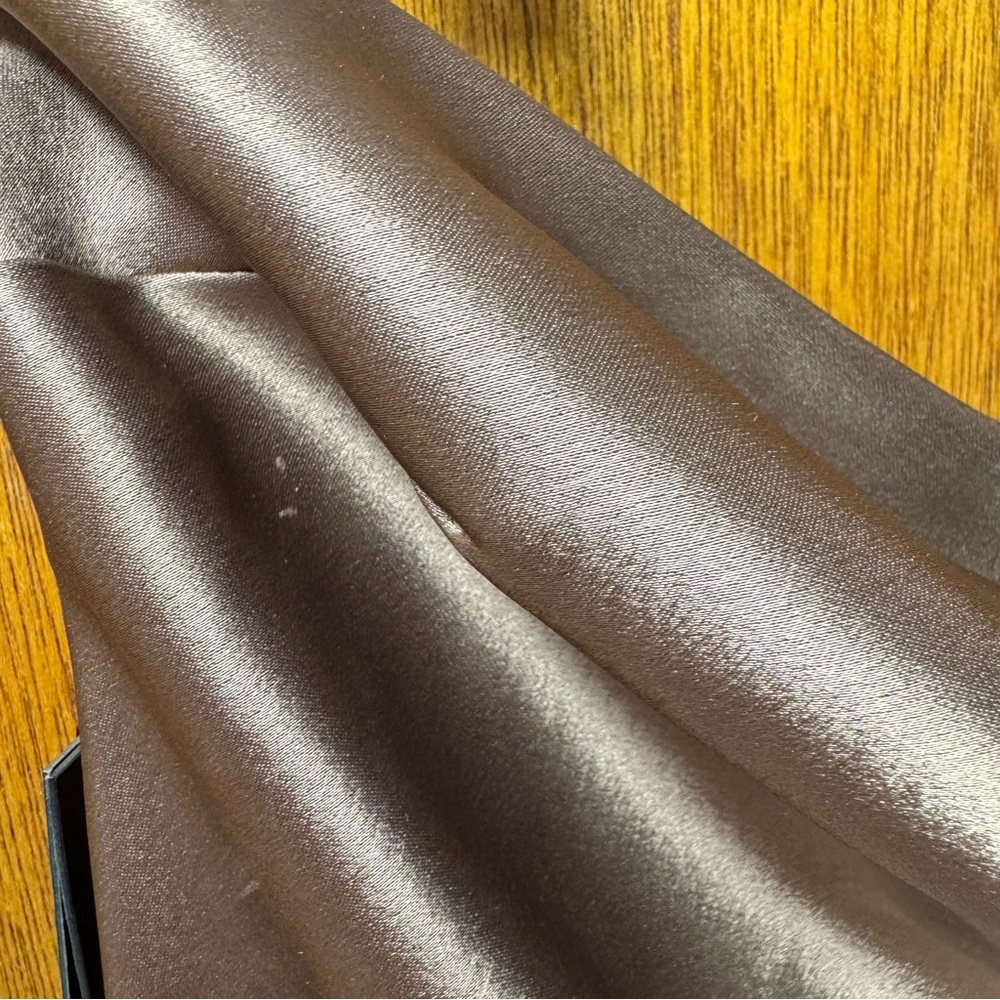 Babaton Strapless Brown Midi Dress - Picture 14 of 16